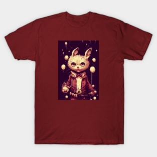 Vintage rabbit creating potions T-Shirt